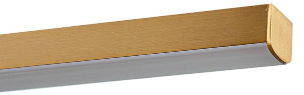 Lucande LED-es tükörlámpa Kivana, réz, fém, 90 cm, IP44, Réz, Fürdőszoba, Alumínium, Modern