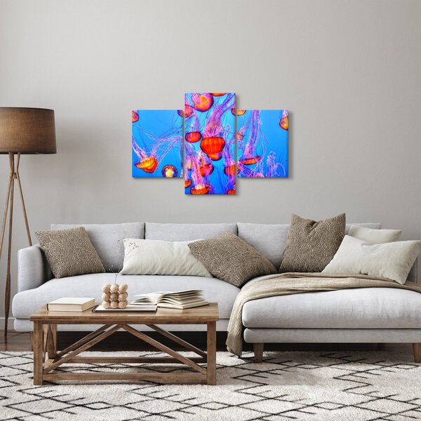 Medúza a tengerben képe (90x60 cm)