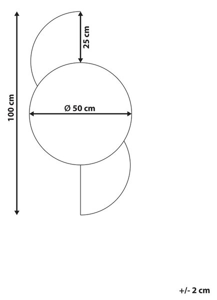 Falitükör SEUZEY 50 cm 100 cm Lila