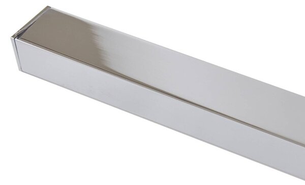 Lucande LED-es tükörlámpa Kivana, króm, fém, 90 cm, IP44, Króm / ezüst, Fürdőszoba, Alumínium, Modern