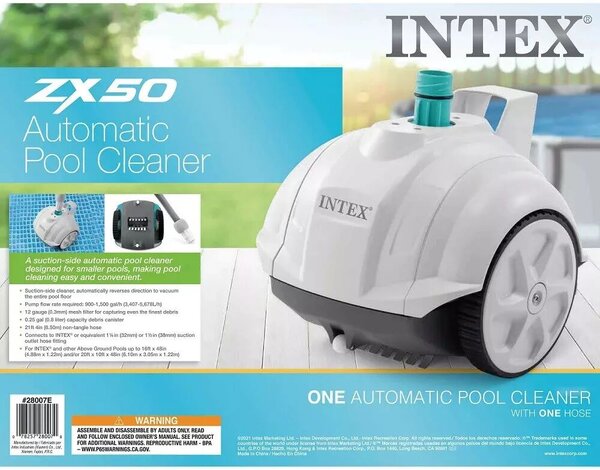 INTEX Auto Pool Cleaner ZX50 automata vízalatti medence porszívó robot (28007)