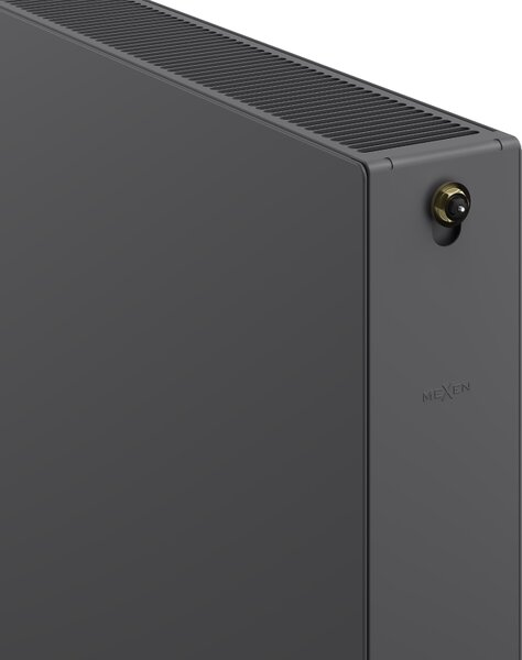 Mexen CF22, lapos radiátor 600 x 400 mm, alsó csatlakozás, 633 W, antracit, W622F-060-040-66