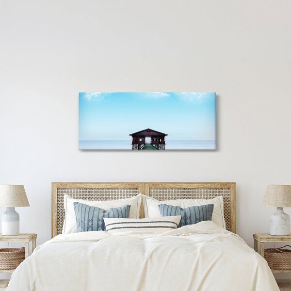 Kép a házról a tengeren (120x50 cm)