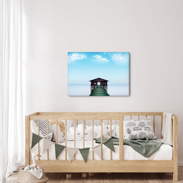 Kép a házról a tengeren (70x50 cm)