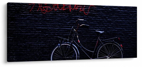 Egy kerékpár képe Amszterdamban (120x50 cm)