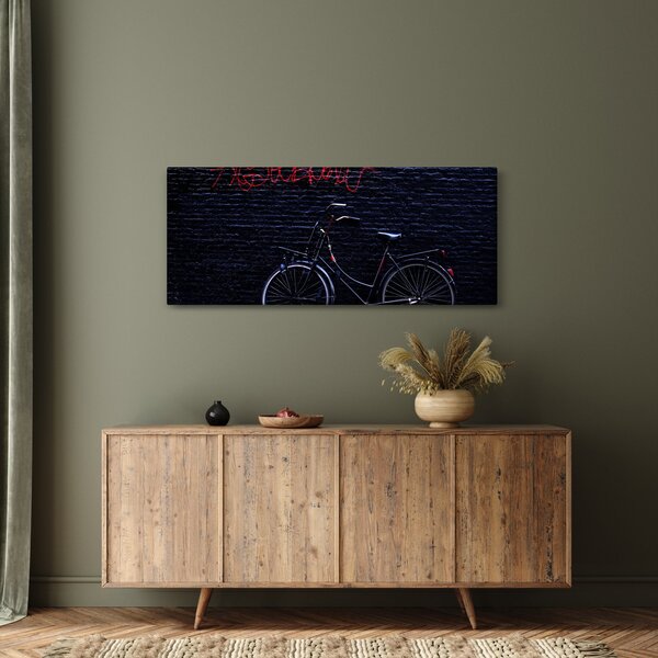 Egy kerékpár képe Amszterdamban (120x50 cm)