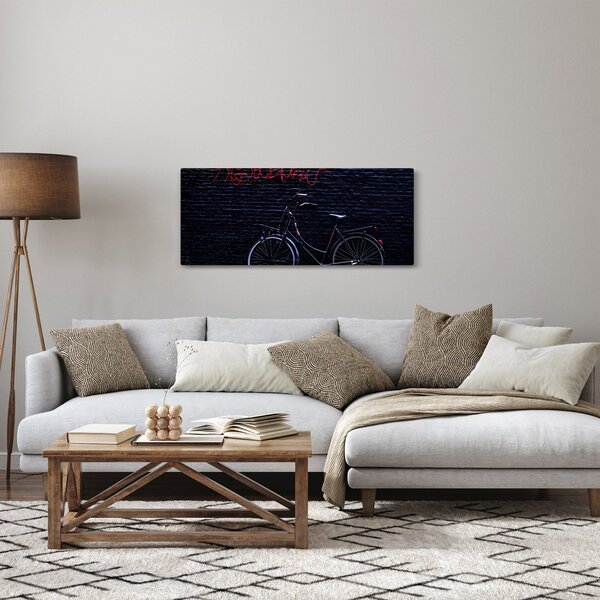 Egy kerékpár képe Amszterdamban (120x50 cm)