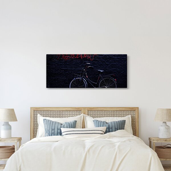Egy kerékpár képe Amszterdamban (120x50 cm)