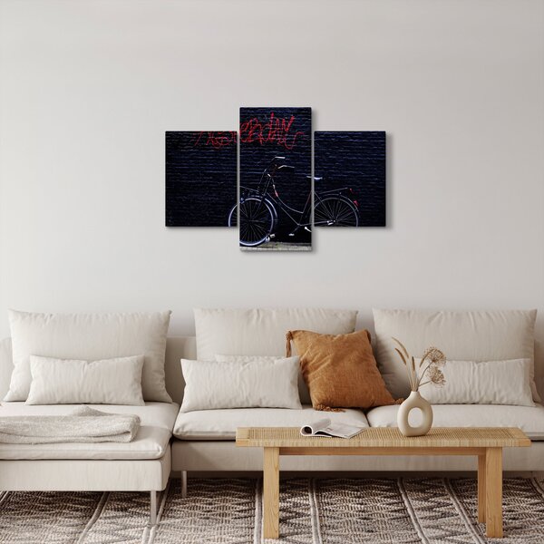 Egy kerékpár képe Amszterdamban (90x60 cm)