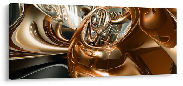 Absztrakciós kép (120x50 cm)