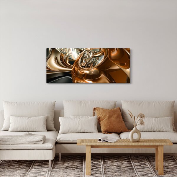 Absztrakciós kép (120x50 cm)