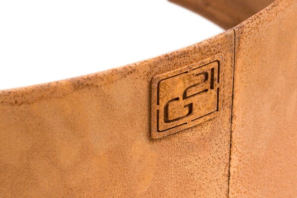G21 100 x 20 cm, kör alakú, Corten kerti szegély