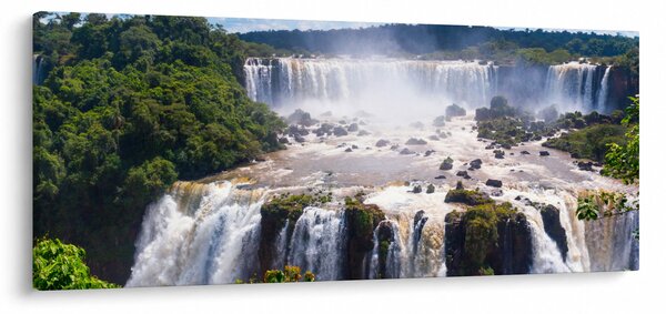 Iguassu vízesés képe (120x50 cm)