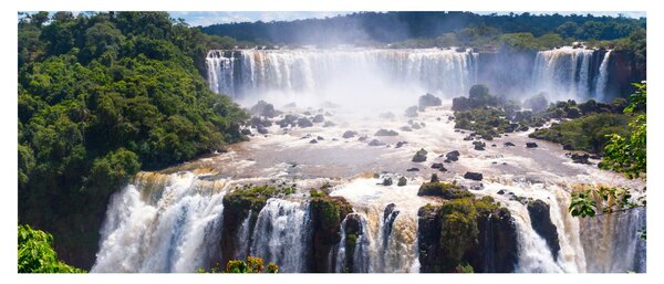 Iguassu vízesés képe (120x50 cm)