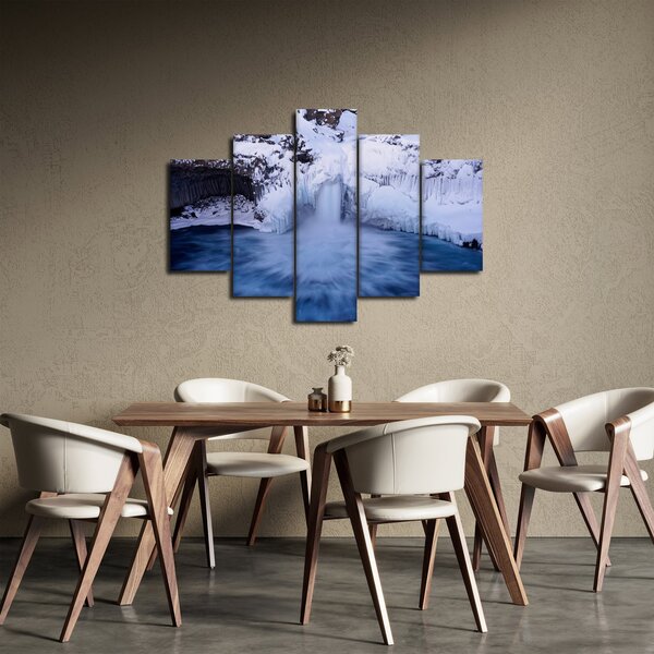 Vízesés képe télen (150x105 cm)