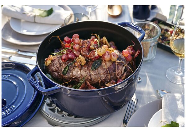 Staub 40510-284-0 pecsenyesütő tál 5,25 L Öntöttvas