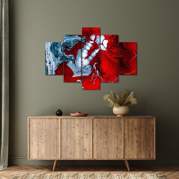 Absztrakt foltok képe (150x105 cm)