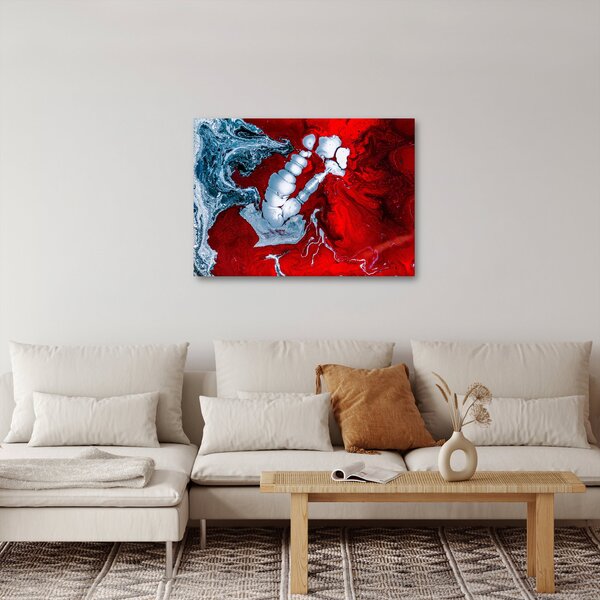 Absztrakt foltok képe (70x50 cm)
