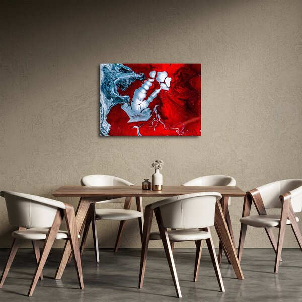 Absztrakt foltok képe (70x50 cm)