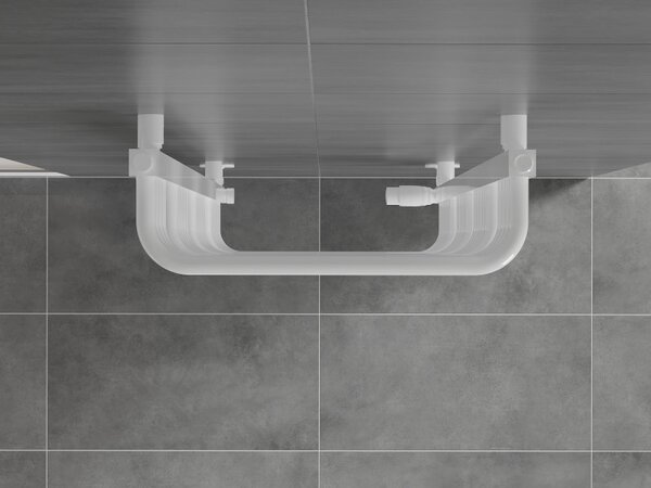 Mexen Apollo, futoelem 860 x 450 mm, 422 W, fehér, W117-0860-450-00-20