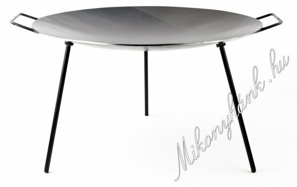 42cm Rozsdamentes bográcsház + hússütő tárcsa 50 cm 8részes