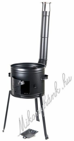 42cm magas bográcsház+25 literes vasbogrács(10részes)