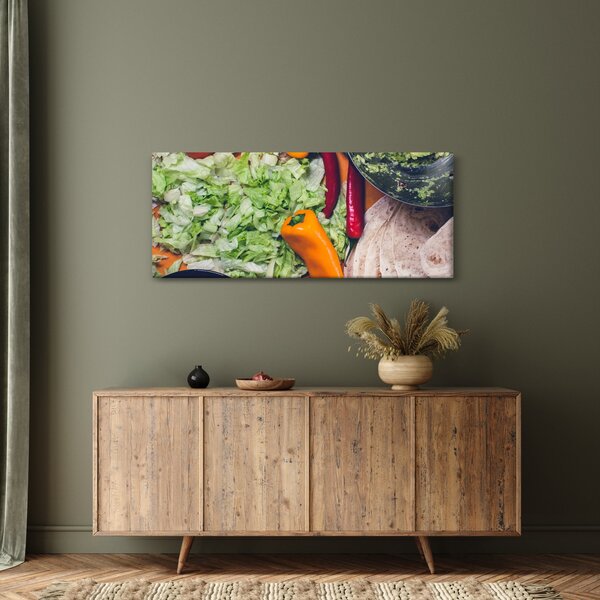 Zöldségek képe (120x50 cm)
