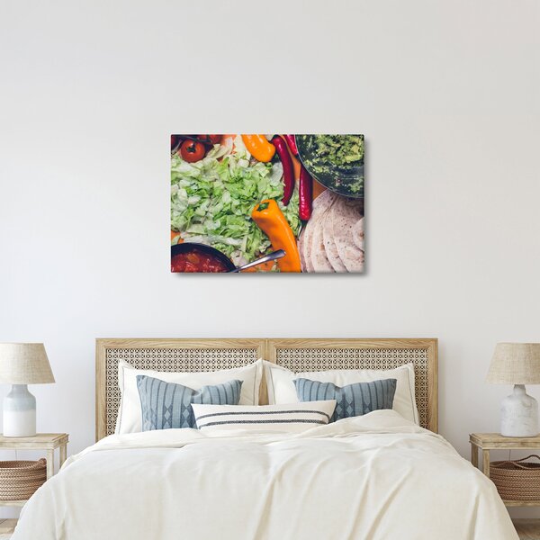 Zöldségek képe (70x50 cm)