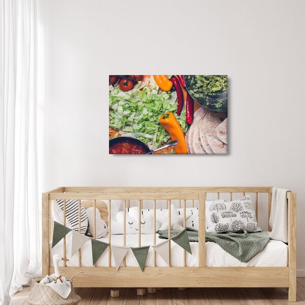 Zöldségek képe (90x60 cm)