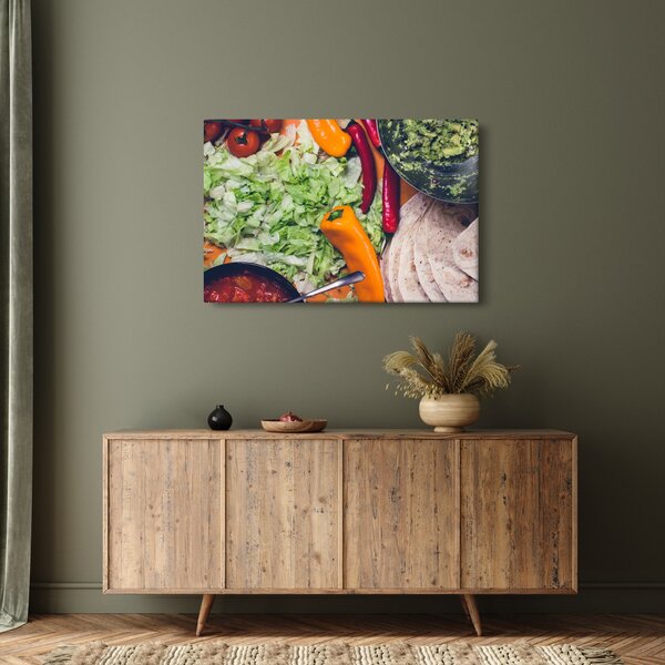 Zöldségek képe (90x60 cm)
