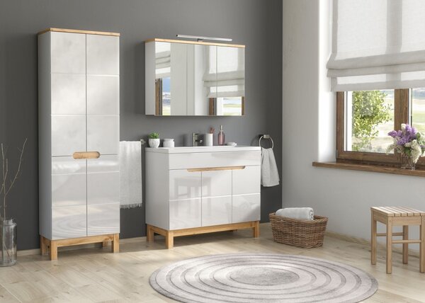 Tükörszekrény BALI White 841 | 80 cm