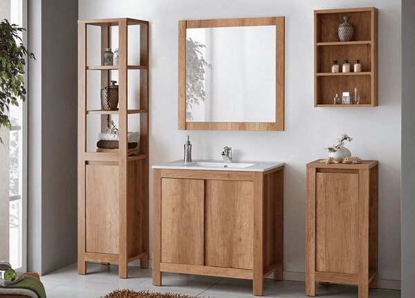 Mosdókagyló alatti szekrény CLASSIC Oak 820 | 60 cm