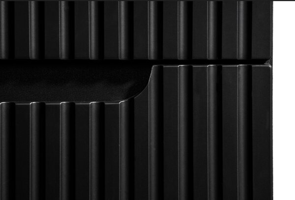 Fürdőszoba szekrény mosdóval NOVA Black U80/2 | 80 cm