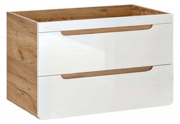 Mosdókagyló alatti szekrény ARUBA White 821 | 80 cm