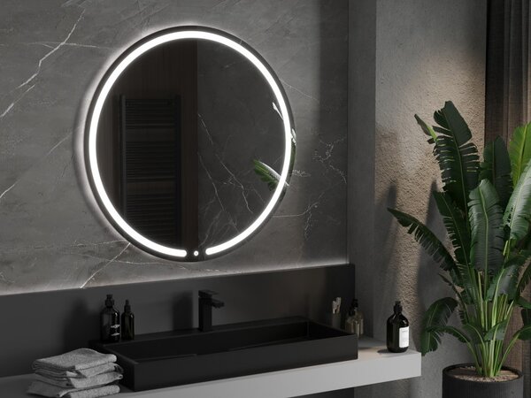 Mexen Rose, LED fürdõszobai tükör háttérvilágítással 100x100 cm, 6000K, páramentes, 9810-100-100-611-00