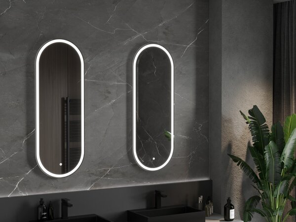 Mexen Bono, LED fürdoszobai tükör háttérvilágítással 45 x 120 cm, 6000K, páramentesíto, 9816-045-120-611-00