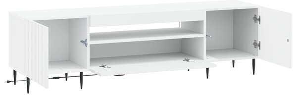 VidaXL LED TV szekrény Fehér Szerelt Fa