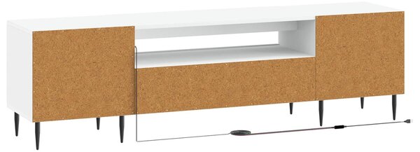 VidaXL LED TV szekrény Fehér Szerelt Fa