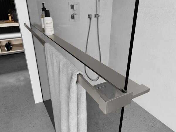 Mexen tartozékok, polc/törülközőtartó zuhanyparavánhoz (max. 140cm), acél, 800-02-97