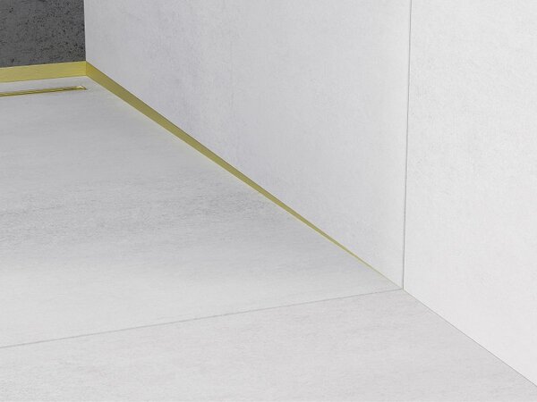 Mexen Line-B szegélyléc 120 cm jobbos, matt arany, 185502120R