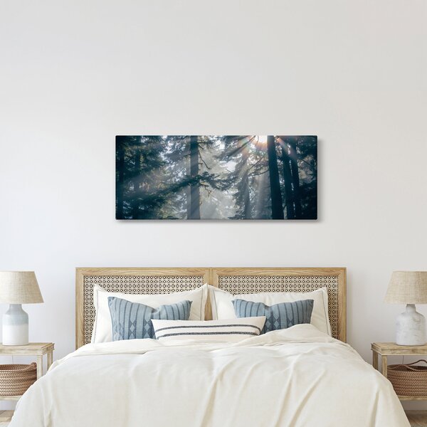 Fák képe a ragyogó nappal (120x50 cm)