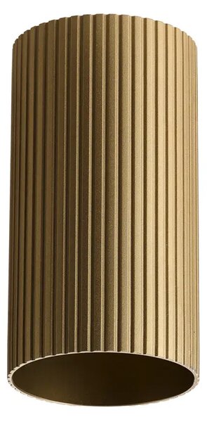 Minimalista reflektor Lucas Ribbed Tube 10 arany