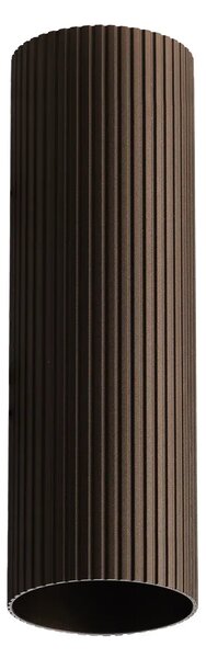 Minimalista spotlámpa Lucas Ribbed Tube 50 kávé