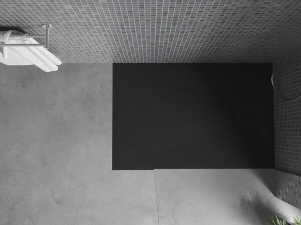 Mexen, Mexen Bert brodzik téglalap alakú SMC 100 x 70 cm, czarny - 4K707010