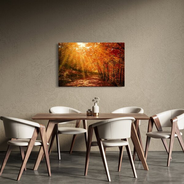 Őszi erdő képe (90x60 cm)