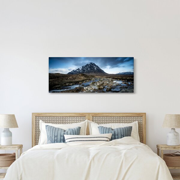 Hegy és a folyó képe (120x50 cm)