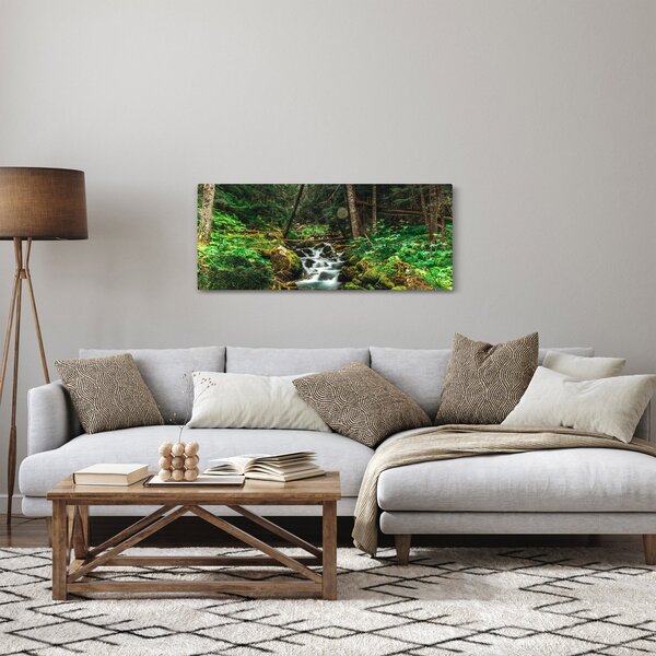 Patak képe az erdőben (120x50 cm)