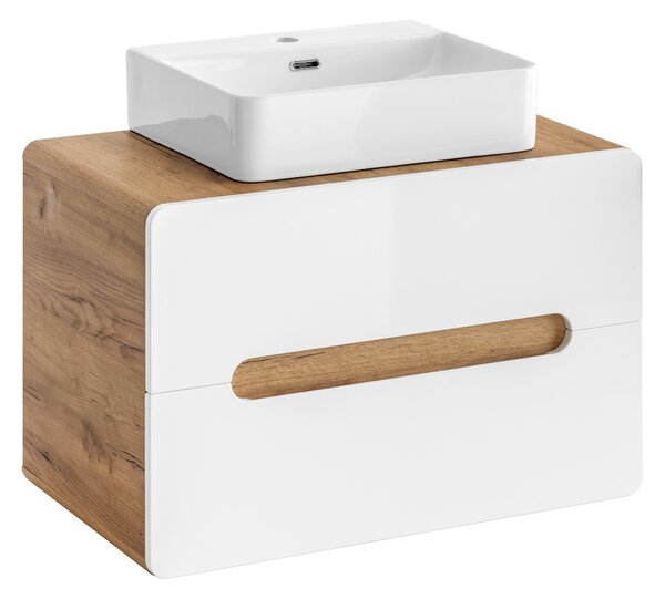 Mosdókagyló alatti szekrény ARUBA White 829 | 80 cm