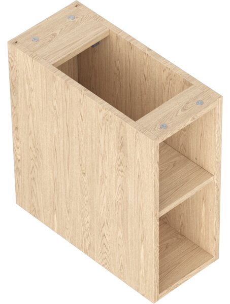 Mexen Box-A, nyitott szekrény polccal 20 cm, tölgyfa, 91AX2-0200-470-0-81