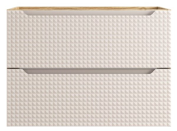 Mosdókagyló alatti szekrény LUXOR Beige 82-80-2S | 80 cm